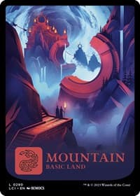 Mountain (0290) - The Lost Caverns of Ixalan - Magic: The Gathering card