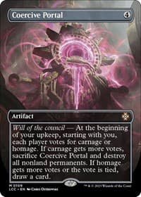 Coercive Portal (Borderless) - Commander: The Lost Caverns of Ixalan - Magic: The Gathering card