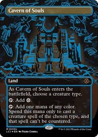 Cavern of Souls (0410c) (Borderless) - The Lost Caverns of Ixalan - Magic: The Gathering card