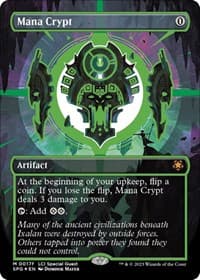 Mana Crypt (0017f) (Borderless) - Special Guests - Magic: The Gathering card