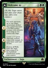 Welcome to . . . - Universes Beyond: Jurassic World Collection - Magic: The Gathering card
