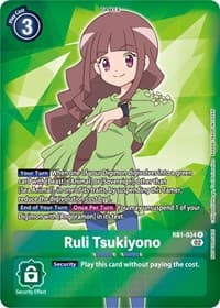 Ruli Tsukiyono (Resurgence Booster Box Promotion Pack) - Resurgence Booster - Digimon Card Game card
