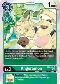 Angoramon (Resurgence Booster Box Promotion Pack) - Resurgence Booster - Digimon Card Game card