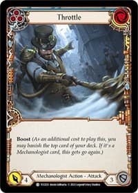 Throttle (Blue) - Round the Table: TCCxLSS - Flesh and Blood TCG card