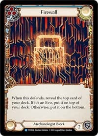 Firewall (Blue) - Round the Table: TCCxLSS - Flesh and Blood TCG card