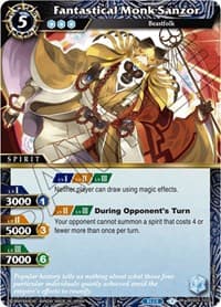 Fantastical Monk Sanzor - Aquatic Invaders - Battle Spirits Saga card