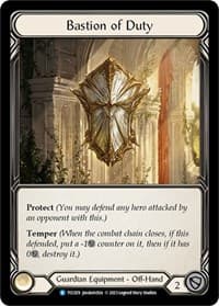 Bastion of Duty - Round the Table: TCCxLSS - Flesh and Blood TCG card