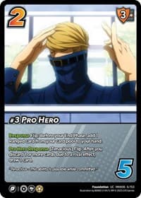 #3 Pro Hero - UniVersus: My Hero Academia: Jet Burn - UniVersus card