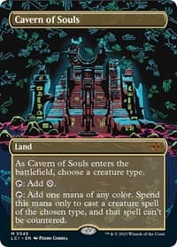 Cavern of Souls (0345) (Borderless) - The Lost Caverns of Ixalan - Magic: The Gathering card