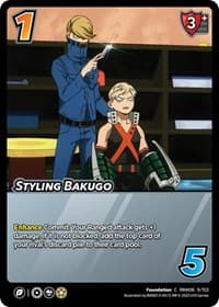 Styling Bakugo - UniVersus: My Hero Academia: Jet Burn - UniVersus card