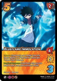 Blueflame Immolation - UniVersus: My Hero Academia: Jet Burn - UniVersus card