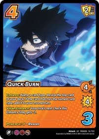Quick Burn - UniVersus: My Hero Academia: Jet Burn - UniVersus card