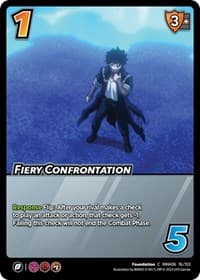 Fiery Confrontation - UniVersus: My Hero Academia: Jet Burn - UniVersus card