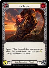 Chokeslam (Yellow) - Round the Table: TCCxLSS - Flesh and Blood TCG card