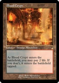 Blood Crypt (Retro Frame) - Ravnica Remastered - Magic: The Gathering card