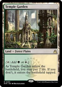 Temple Garden - Ravnica Remastered - Magic: The Gathering card