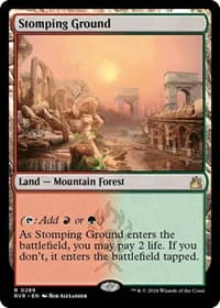 Stomping Ground - Ravnica Remastered - Magic: The Gathering card