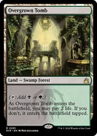 Overgrown Tomb - Ravnica Remastered - Magic: The Gathering card