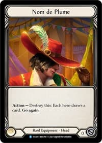 Nom de Plume - Round the Table: TCCxLSS - Flesh and Blood TCG card