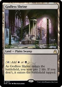 Godless Shrine - Ravnica Remastered - Magic: The Gathering card