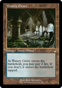 Watery Grave (Retro Frame) - Ravnica Remastered - Magic: The Gathering card