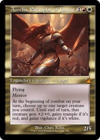 Aurelia, Exemplar of Justice (Retro Frame) - Ravnica Remastered - Magic: The Gathering card