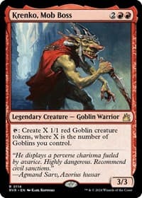 Krenko, Mob Boss - Ravnica Remastered - Magic: The Gathering card