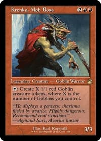 Krenko, Mob Boss (Retro Frame) - Ravnica Remastered - Magic: The Gathering card