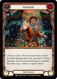 Interlude (Red) - Round the Table: TCCxLSS - Flesh and Blood TCG card
