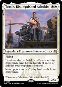 Tomik, Distinguished Advokist - Ravnica Remastered - Magic: The Gathering card