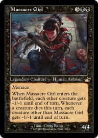 Massacre Girl (Retro Frame) - Ravnica Remastered - Magic: The Gathering card