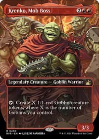 Krenko, Mob Boss (Anime Borderless) - Ravnica Remastered - Magic: The Gathering card