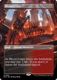Blood Crypt (Borderless) - Ravnica Remastered - Magic: The Gathering card
