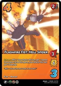 Flashfire Fist: Hell Spider - UniVersus: My Hero Academia: Jet Burn - UniVersus card