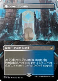 Hallowed Fountain (Borderless) - Ravnica Remastered - Magic: The Gathering card