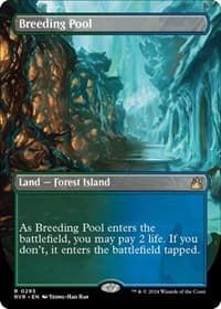 Breeding Pool (Borderless) - Ravnica Remastered - Magic: The Gathering card