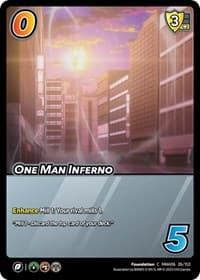 One Man Inferno - UniVersus: My Hero Academia: Jet Burn - UniVersus card