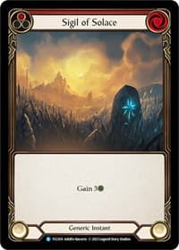 Sigil of Solace (Red) - Round the Table: TCCxLSS - Flesh and Blood TCG card