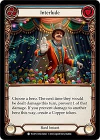 Interlude (Blue) - Round the Table: TCCxLSS - Flesh and Blood TCG card