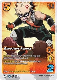 Explosive Rebuke - UniVersus: My Hero Academia: Jet Burn - UniVersus card
