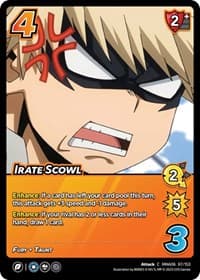 Irate Scowl - UniVersus: My Hero Academia: Jet Burn - UniVersus card