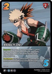 Bring It On! - UniVersus: My Hero Academia: Jet Burn - UniVersus card
