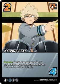Keeping Beat - UniVersus: My Hero Academia: Jet Burn - UniVersus card