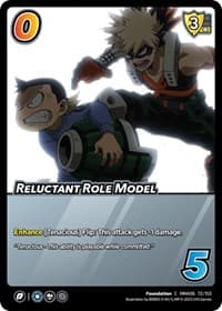Reluctant Role Model - UniVersus: My Hero Academia: Jet Burn - UniVersus card