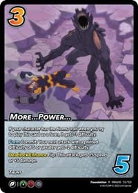 More...Power... - UniVersus: My Hero Academia: Jet Burn - UniVersus card