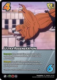 Ultra Regeneration - UniVersus: My Hero Academia: Jet Burn - UniVersus card