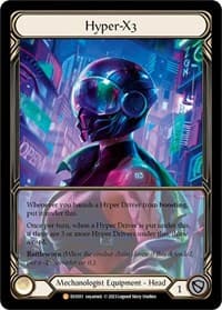 Hyper-X3 (Extended Art) - Bright Lights - Flesh and Blood TCG card