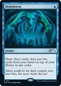 Brainstorm (1162) - Secret Lair Drop Series - Magic: The Gathering card
