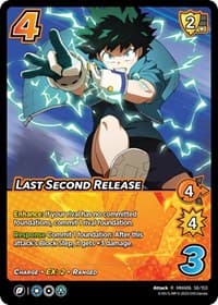 Last Second Release - UniVersus: My Hero Academia: Jet Burn - UniVersus card
