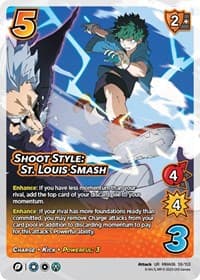 Shoot Style: St. Louis Smash - UniVersus: My Hero Academia: Jet Burn - UniVersus card